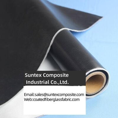 High Temperature Resistance Silicone Coated Fiberglass Fabric with 4H Satin Weave and Customizable Width