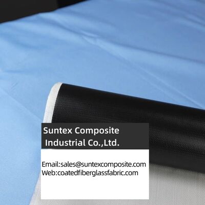 High Temperature Resistance Silicone Coated Fiberglass Fabric with 4H Satin Weave and Customizable Width