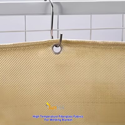 550°C Heat Resistant Acrylic Coated Fiberglass Welding Blanket Fire Blanket with Customizable Size