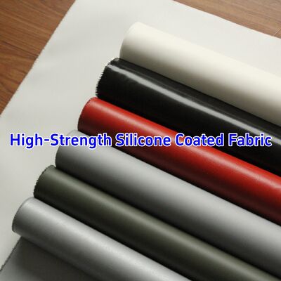 590 g/sqm 0.45 mm Thickness Silicone Coated Fiberglass Fabric With -50℃ to 550℃ Standing Temperature