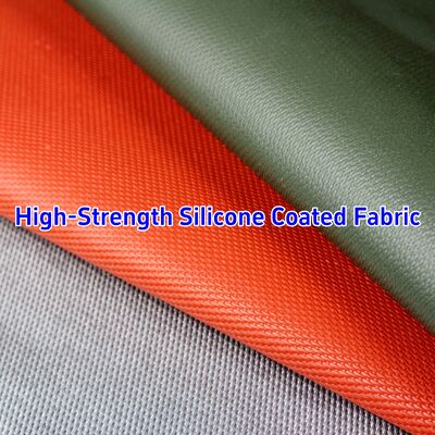 High Temperature Resistant Fire Resistance 590 g/sqm Weight Silicone Coated Fiberglass Fabric High Silica Fiberglass Cloth