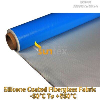 Factory Made Cheap Price High Strength Single Side Silicone Membrane Impregnated Fiberglass