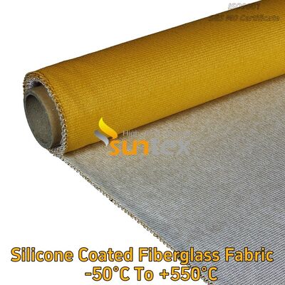 High Temperature Silicone Rubber Coated Fiberglass Sheet/Fabric/Cloth