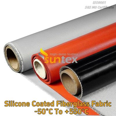 High Temperature Silicone Rubber Coated Fiberglass Sheet/Fabric/Cloth