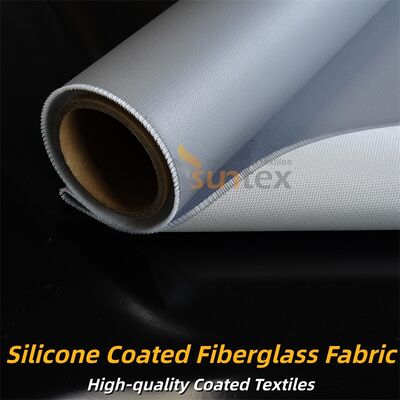 Fire Retardant Double Sided Silicone Coated Fiberglass Fabric for Heat Insulation Applications