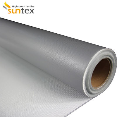 Alkali Free Anti-Aging Weatherproof Silicone Coated Fiberglass Fabric for Fire Protection and High Temperature Resistance