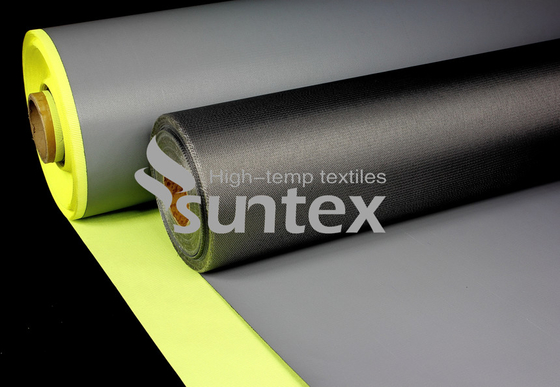 خفيفة الوزن Ptfe المغلفة الألياف الزجاجية القماش مقاومة درجات الحرارة العالية