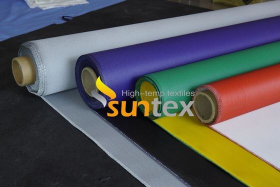M0 Fire Resistance PU Coated Fiberglass Fabric with 1800°C Temperature Resistance and 460 g/sqm Weight