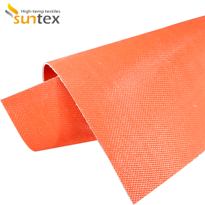 Fireproof Silicone Coated Fiberglass Fabric - Heat Resistant 850g/m2
