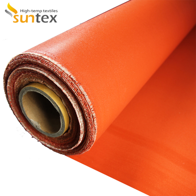 Fireproof Silicone Coated Fiberglass Fabric - Heat Resistant 850g/m2