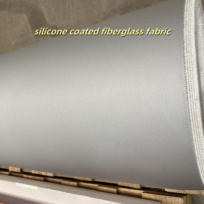 Double Sides Fireproof Silicone Fiberglass Fabric High Temperature Thermal Insulation Silicone Coated Fiberglass Cloth