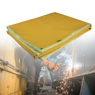 550°C Heat Resistant Acrylic Coated Fiberglass Welding Blanket Fire Blanket in Customizable Sizes