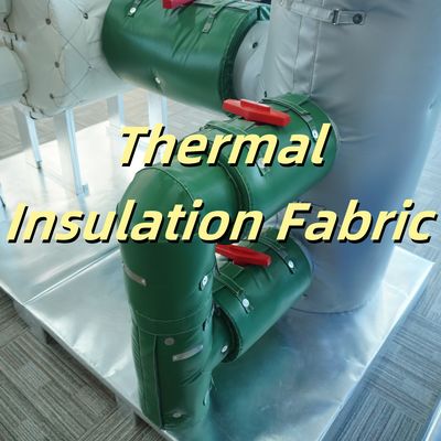 Silicone Rubber Coated Thermal Insulation Fabric for Customizable Removable Insulation Jackets with 1000°C Temperature Resistance and Water Oil Resistance