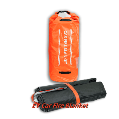 EV Car Fire Blanket Gray 550℃ Thermal Resistance