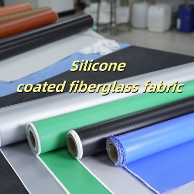 Silicone Coated Fiberglass Fabric 400 g/sqm 0.3mm Thickness