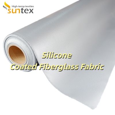 Durable Anti-Aging Silicone Coated Fiberglass Fabric with Corrosion Resistance and Weatherproof Properties