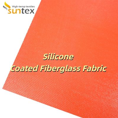 Double Sided Silicone Coated Fiberglass Fabric Alkali Free Grey Color Fireproof Thermal Insulation Cloth