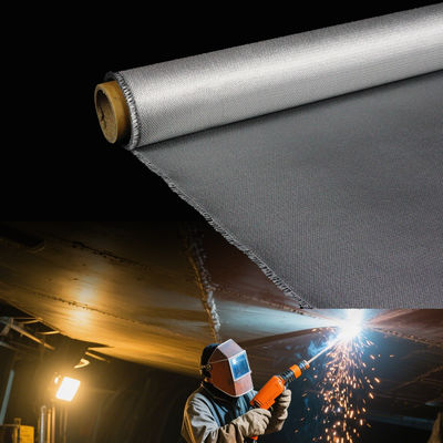 Double-Side Silicone Coated Fiberglass Fabric with Temperature Resistance -50°C to 500°C, 400 g/sqm Weight, and 0.3 mm Thickness