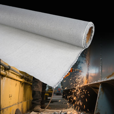 Heat Resistant Welding Blanket with Twill Weave and Oil Solvent Resistant 1m to 1.55m Width PU Coated Fiberglass Fabric