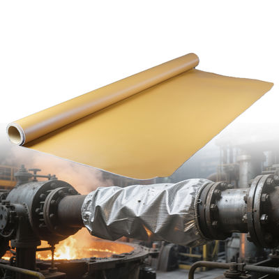 Alkali Free Grey Color Double Sided Silicone Coated Fiberglass Fabric Fire Protection Blanket