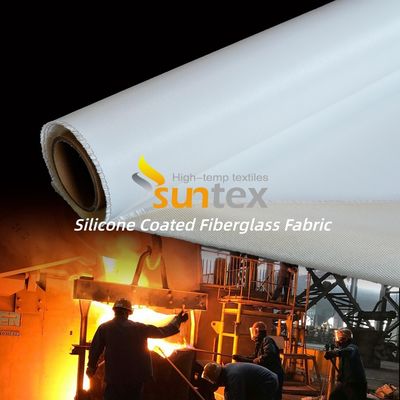 Excellent Insulation Thermal Conductive Silicone Coated Fiberglass Fabric with 50 m / 100 m Roll Length