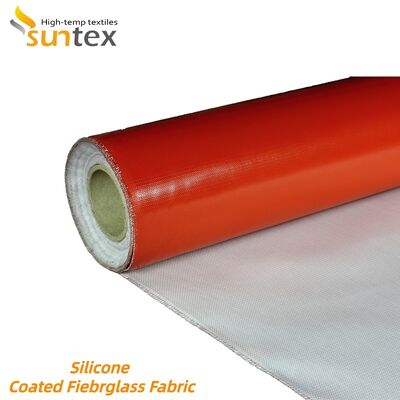 Fireproof Silicone Coated Fiberglass Fabric with Double Side Silicone Coating and 850g/m2 High Strength for Harsh Weather Conditions