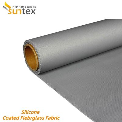 Industrial Grade Silicone Coated Fiberglass Fabric with 850g/m2 Weight Offering Fireproof and Chemical Corrosion Resistance