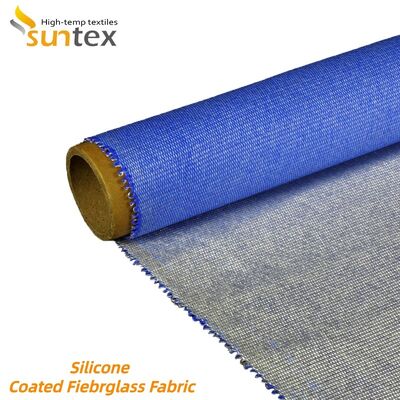 Heavy Duty 850g/m2 Silicone Coated Fiberglass Fabric - Fireproof and Heat Resistant for Industrial Applications