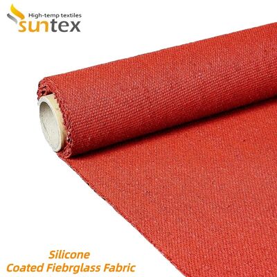 Wholesale 850g/m2 Fireproof Heat Resistant Silicone Coated Fiberglass Fabric - High Silica Fiberglass Cloth