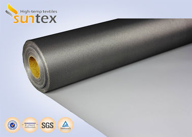 مادة كيميائية مقاومة PTFE المغلفة الألياف الزجاجية نسيج 0.43mm حاجز مقاومة لهب
