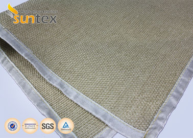 Crowfoot السيليكا ارتفاع درجة الحرارة الألياف الزجاجية القماش 36 أوقية للستائر لحام الثقيلة