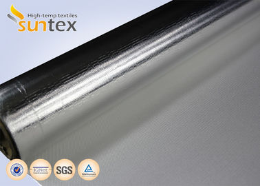 10 Micron Heat Shield Film المغلفة الألياف الزجاجية العزل مع الألومنيوم دعم الحراري غمد