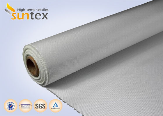 Fireproof Acrylic Coated Fiberglass Fabric with 550 Degree C Temperature Resistance and Easy to Sew and Cut for Welding Blankets