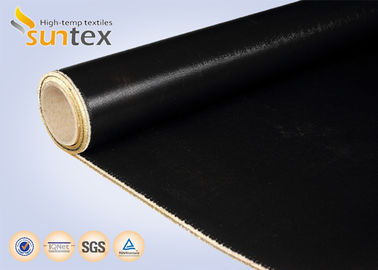 0.9mm Thickness 1000°F/550°C Heat Insulation Silicone Coated Fiberglass Fabric