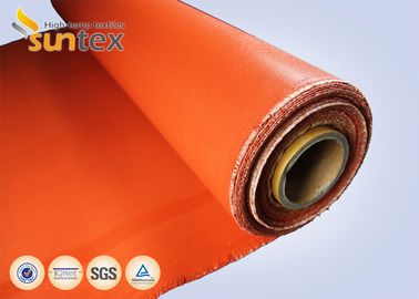 0.9mm Thickness 1000°F/550°C Heat Insulation Silicone Coated Fiberglass Fabric