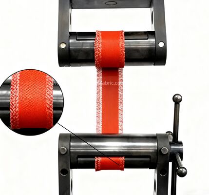 النسيج الثقيل 850g/m2 المغطى بالسيليكون - مقاوم للحريق والحرارة للتطبيقات الصناعية