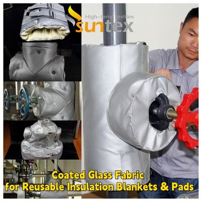 1000 درجة مئوية مقاومة لدرجات الحرارة الألياف الزجاجية القماش العازل الحراري مع مقاومة للمياه والزيت في الأحجام المخصصة