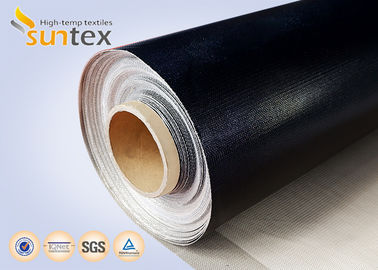 ارتفاع درجة الحرارة Thermocovers Ptfe المغلفة نسيج الزجاج 1 الجانب 17OZ حريق النار