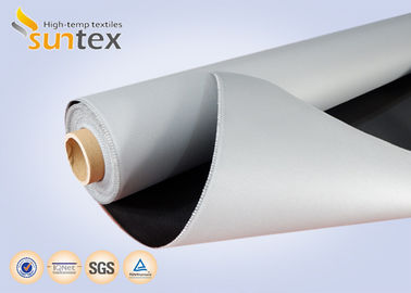 جانب واحد 1070gsm PU المطلي بالألياف الزجاجية القماش مثبطات اللهب