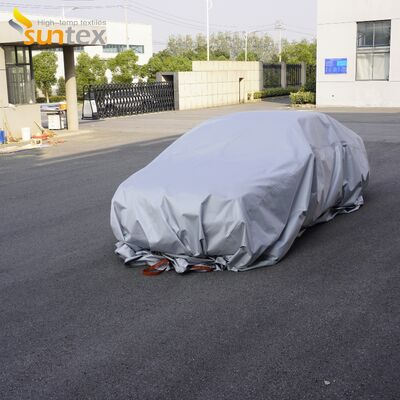 اللون الرمادي 550 درجة مئوية/1000 درجة مئوية بطانية مقاومة للحريق مع الحرمان من الأكسجين لسلامة الحرائق للسيارات الكهربائية