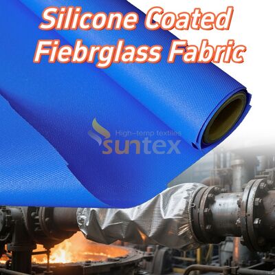 High Strength Silicone Coated Fiberglass Fabric with High Temperature Resistance Fireproof and Anti-tear Properties