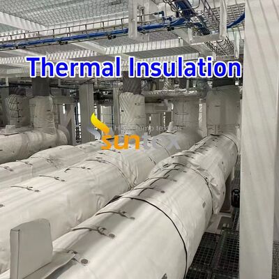 سترة عزل حرارية مقاومة لدرجة حرارة 1000 درجة مئوية مع مقاومة للمياه والزيت بأحجام قابلة للتخصيص