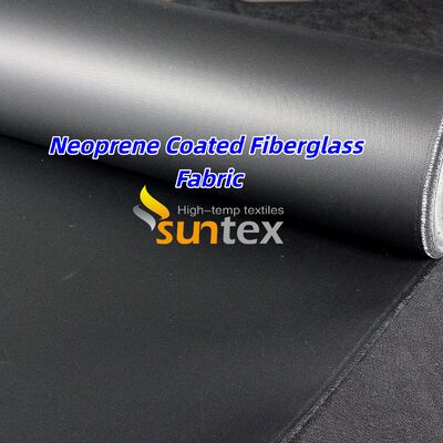 High Temperature Resistance Flame Retardant Neoprene Coated Fiberglass Fabric for Chemical Resistant Flexible Fabric Connector