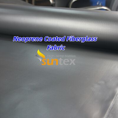 High Temperature Resistance Flame Retardant Neoprene Coated Fiberglass Fabric for Flexible Fabric Connector
