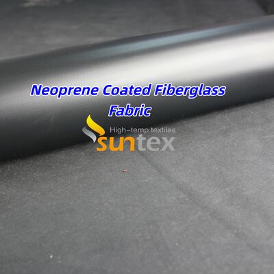 High Temperature Resistance Flame Retardant Neoprene Coated Fiberglass Fabric for Flexible Fabric Connector