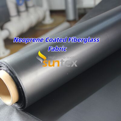 High Temperature Resistance Neoprene Coated Fiberglass Fabric Fire Blanket with Chemical Resistant and Flame Retardant Properties