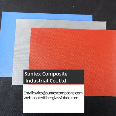 Flame Retardant and Heat Insulating High Temperature Resistance Silicone Coated Fiberglass Fabric and Fiberglass Cloth