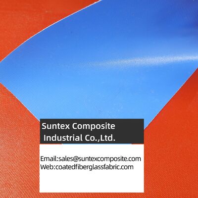 قماش صناعي من الألياف الزجاجية مغطى بالسيليكون على الوجهين/الجانبين مقاوم للحرارة ومقاوم للحريق