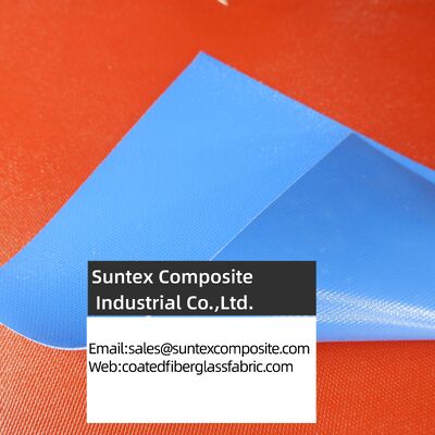 Fire-Proof High Temperature Resistance Silicone Coated Fiberglass Fabric for Heat Insulation