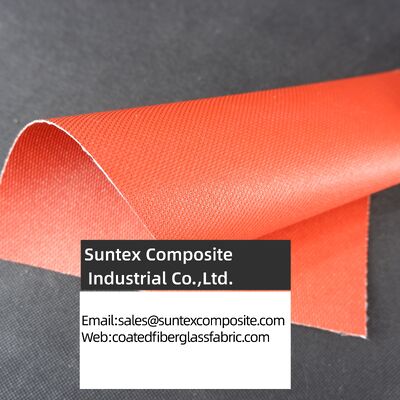 Heat Resistant Silicone Coated Fiberglass Fabric for High Temperature Resistance and Removable Insulation Jacket